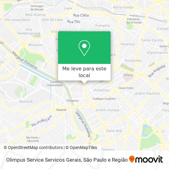 Olimpus Service Servicos Gerais mapa