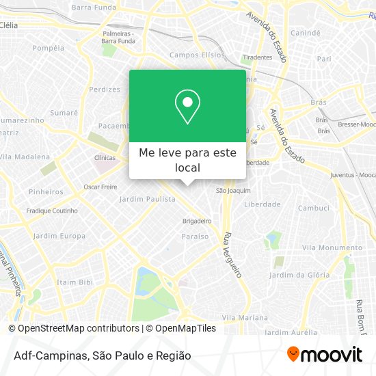 Adf-Campinas mapa