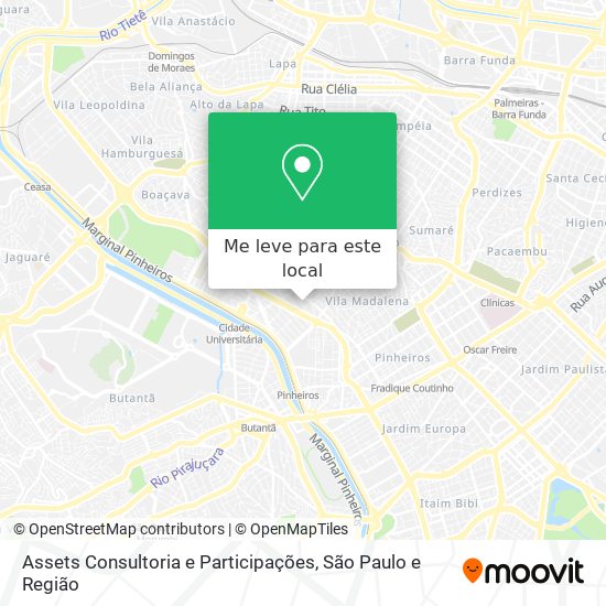 Assets Consultoria e Participações mapa