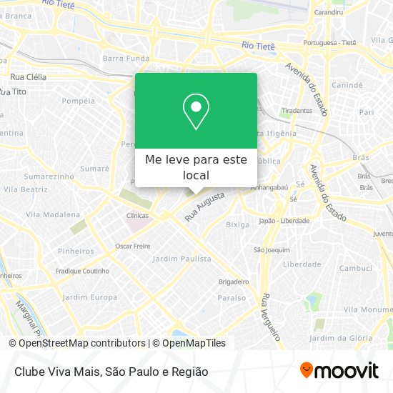 Clube Viva Mais mapa