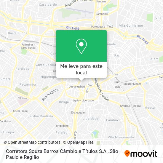 Corretora Souza Barros Câmbio e Títulos S.A. mapa