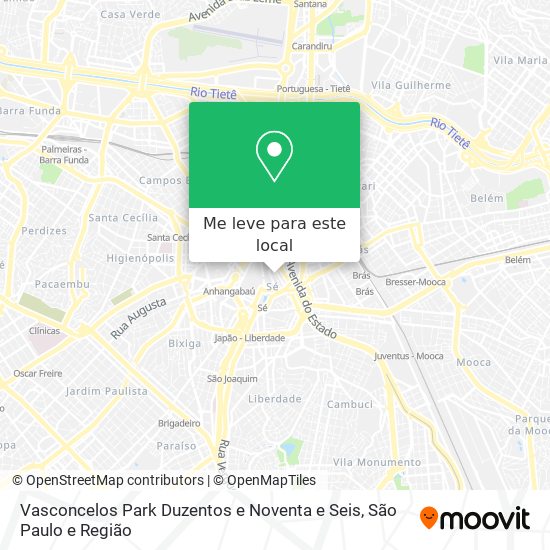 Vasconcelos Park Duzentos e Noventa e Seis mapa