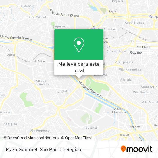 Rizzo Gourmet mapa