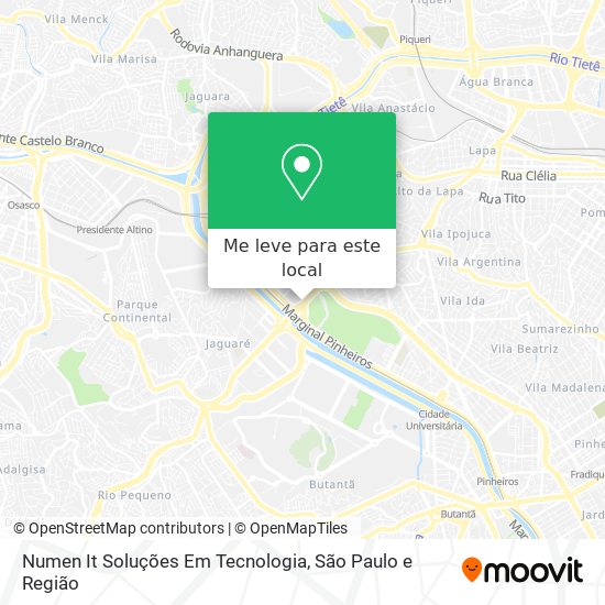 Numen It Soluções Em Tecnologia mapa