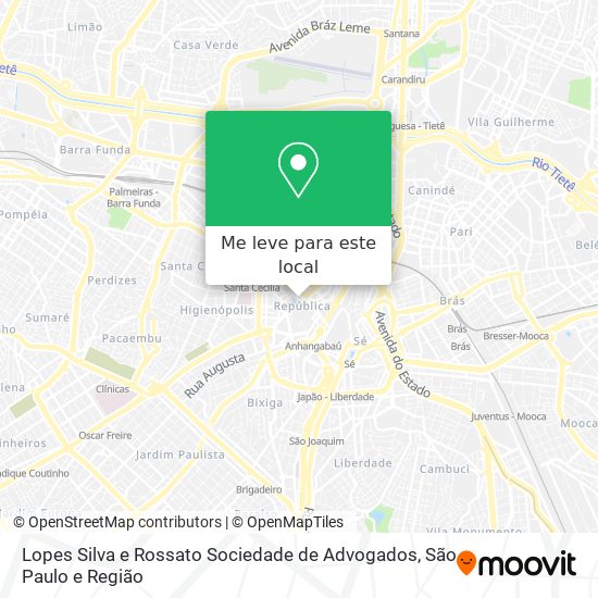 Lopes Silva e Rossato Sociedade de Advogados mapa