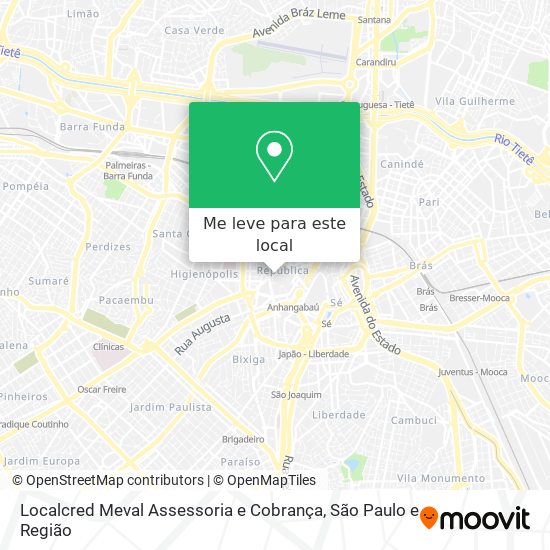 Localcred Meval Assessoria e Cobrança mapa