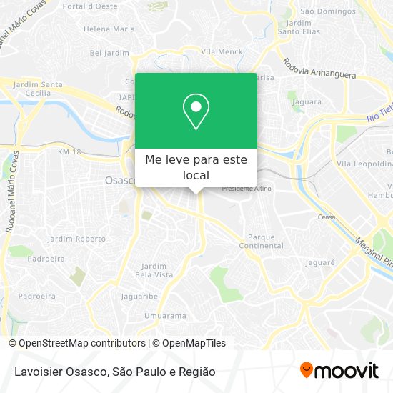 Lavoisier Osasco mapa