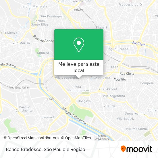 Banco Bradesco mapa