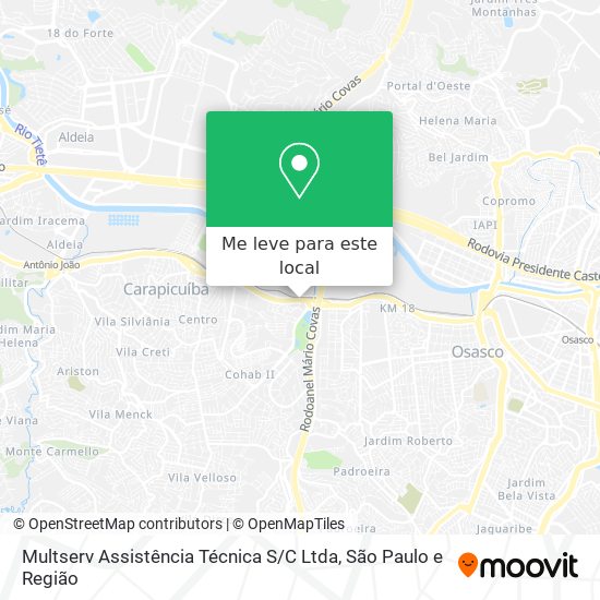 Multserv Assistência Técnica S / C Ltda mapa