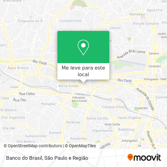 Banco do Brasil mapa