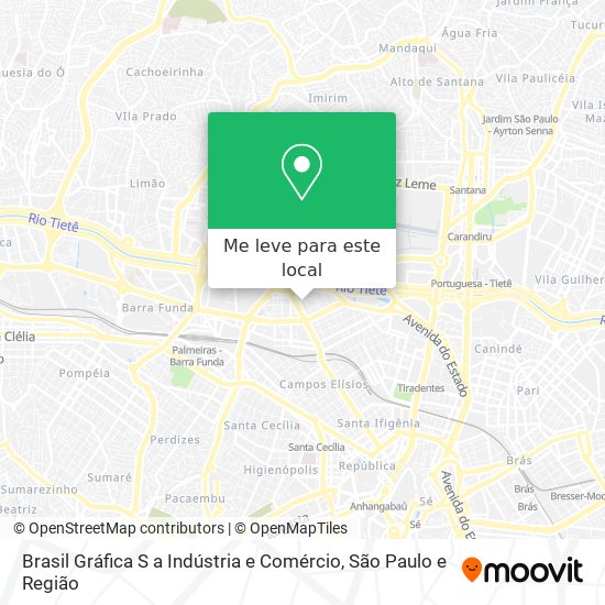 Brasil Gráfica S a Indústria e Comércio mapa