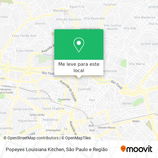 Popeyes Louisiana Kitchen mapa