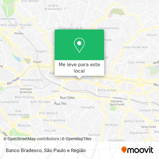 Banco Bradesco mapa