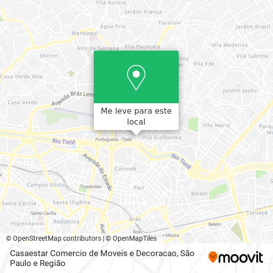 Casaestar Comercio de Moveis e Decoracao mapa