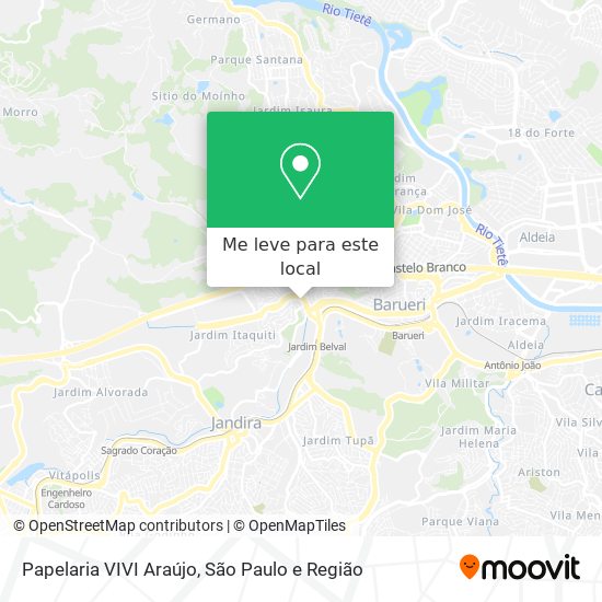 Papelaria VIVI Araújo mapa