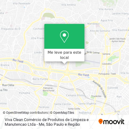 Viva Clean Comércio de Produtos de Limpeza e Manutencao Ltda - Me mapa