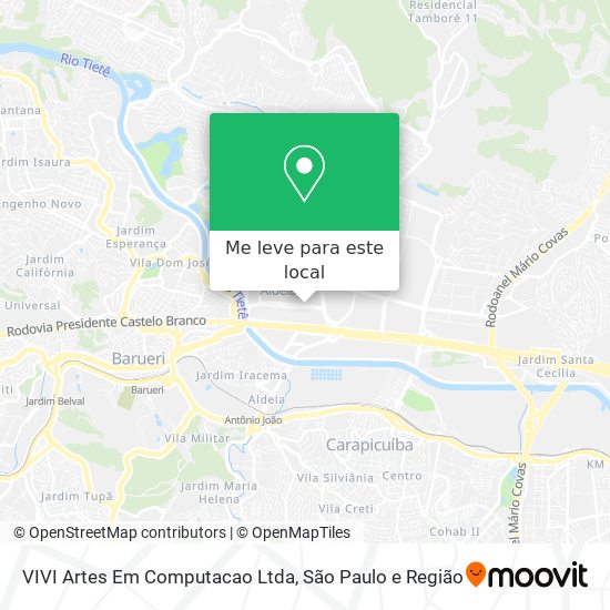 VIVI Artes Em Computacao Ltda mapa