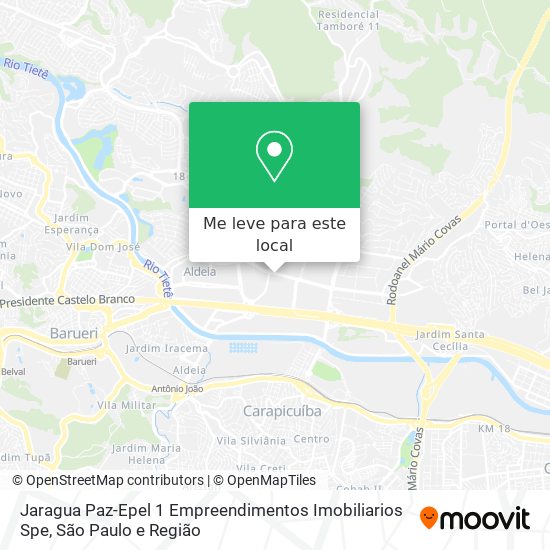 Jaragua Paz-Epel 1 Empreendimentos Imobiliarios Spe mapa
