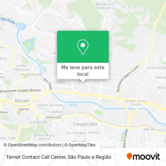 Ternet Contact Call Center mapa