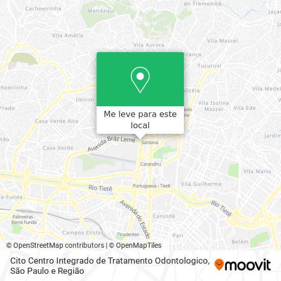 Cito Centro Integrado de Tratamento Odontologico mapa