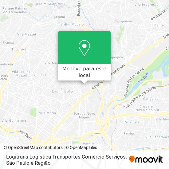 Logitrans Logística Transportes Comércio Serviços mapa