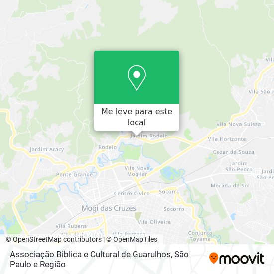 Associação Biblica e Cultural de Guarulhos mapa