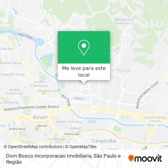 Dom Bosco Incorporacao Imobiliaria mapa