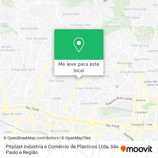 Pitplast Indústria e Comércio de Plásticos Ltda mapa