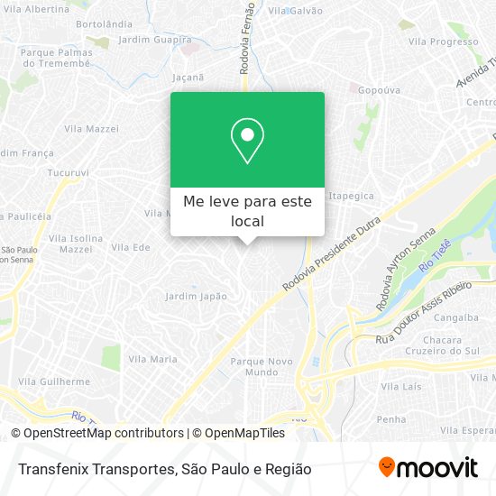 Transfenix Transportes mapa