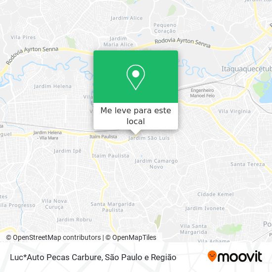 Luc*Auto Pecas Carbure mapa