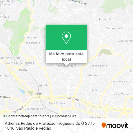 Athenas Redes de Proteção Freguesia do Ó 2776 1846 mapa