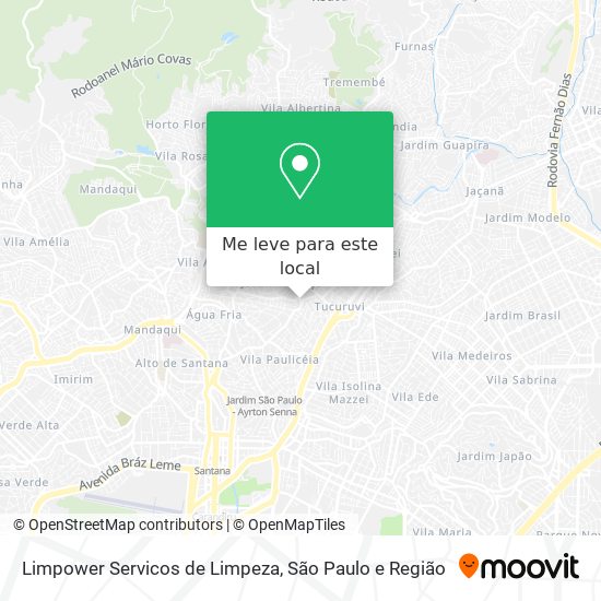 Limpower Servicos de Limpeza mapa