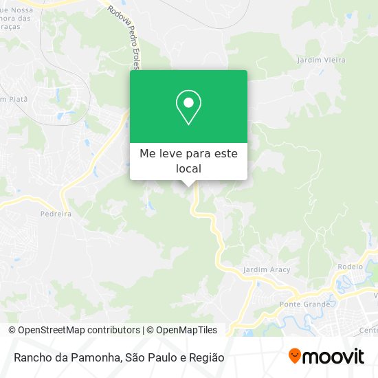 Rancho da Pamonha mapa