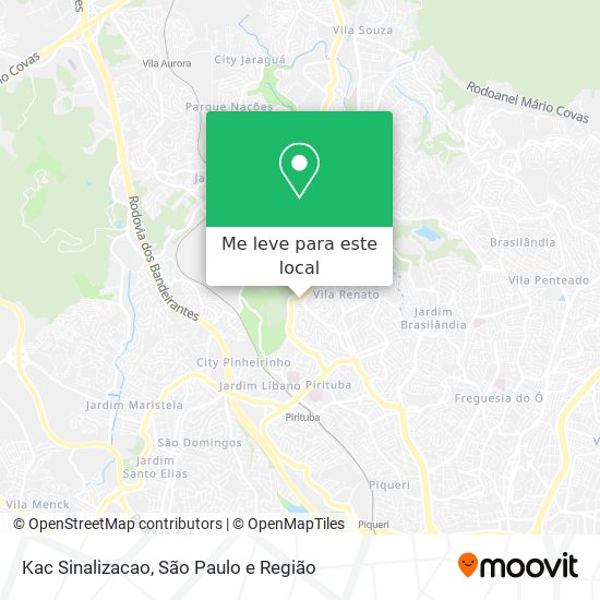 Kac Sinalizacao mapa