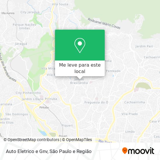 Auto Eletrico e Gnv mapa