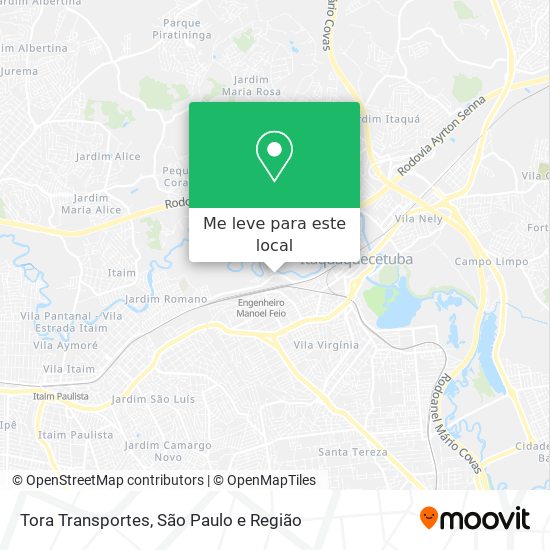 Tora Transportes mapa