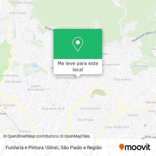 Funilaria e Pintura \Silva\ mapa