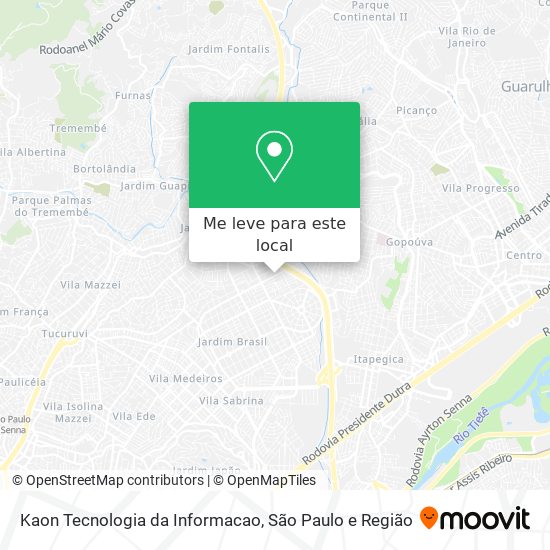 Kaon Tecnologia da Informacao mapa