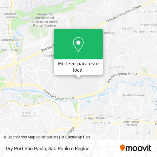 Dry Port São Paulo mapa