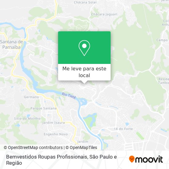 Bemvestidos Roupas Profissionais mapa