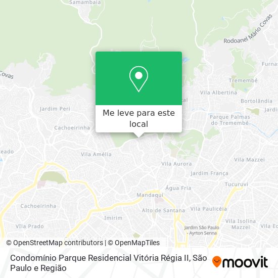 Condomínio Parque Residencial Vitória Régia II mapa