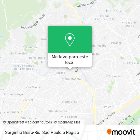 Serginho Beira-Rio mapa