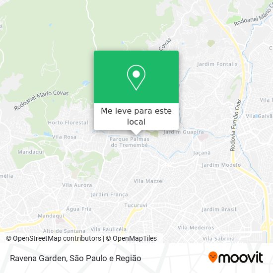 Ravena Garden mapa