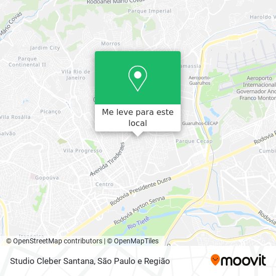Studio Cleber Santana mapa