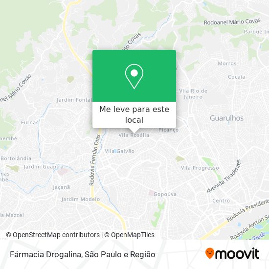 Fármacia Drogalina mapa