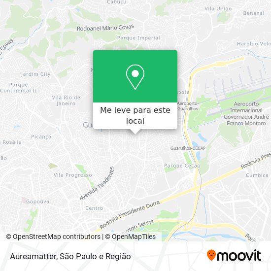 Aureamatter mapa