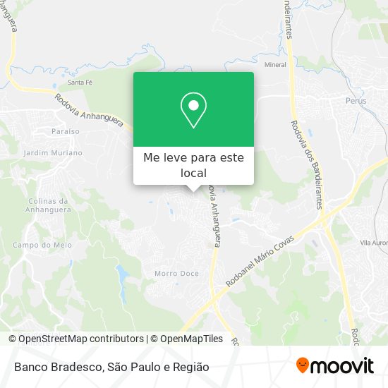 Banco Bradesco mapa