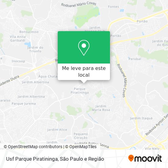 Usf Parque Piratininga mapa