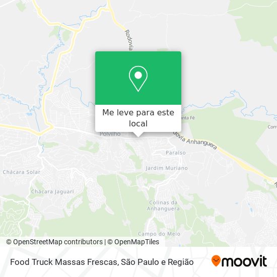 Food Truck Massas Frescas mapa