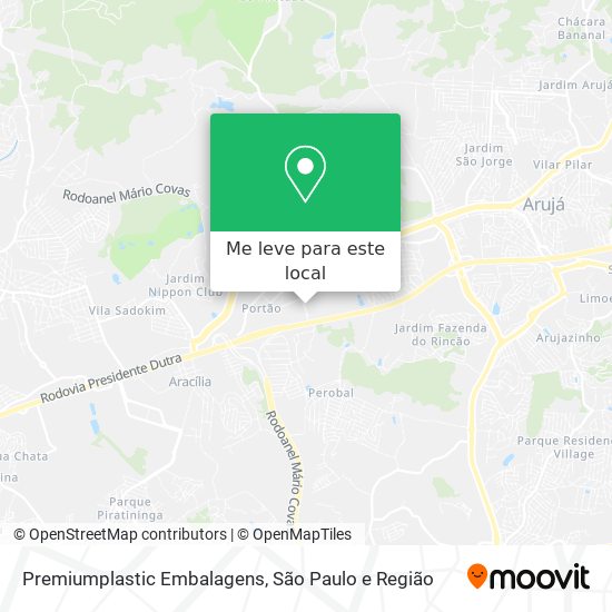 Premiumplastic Embalagens mapa